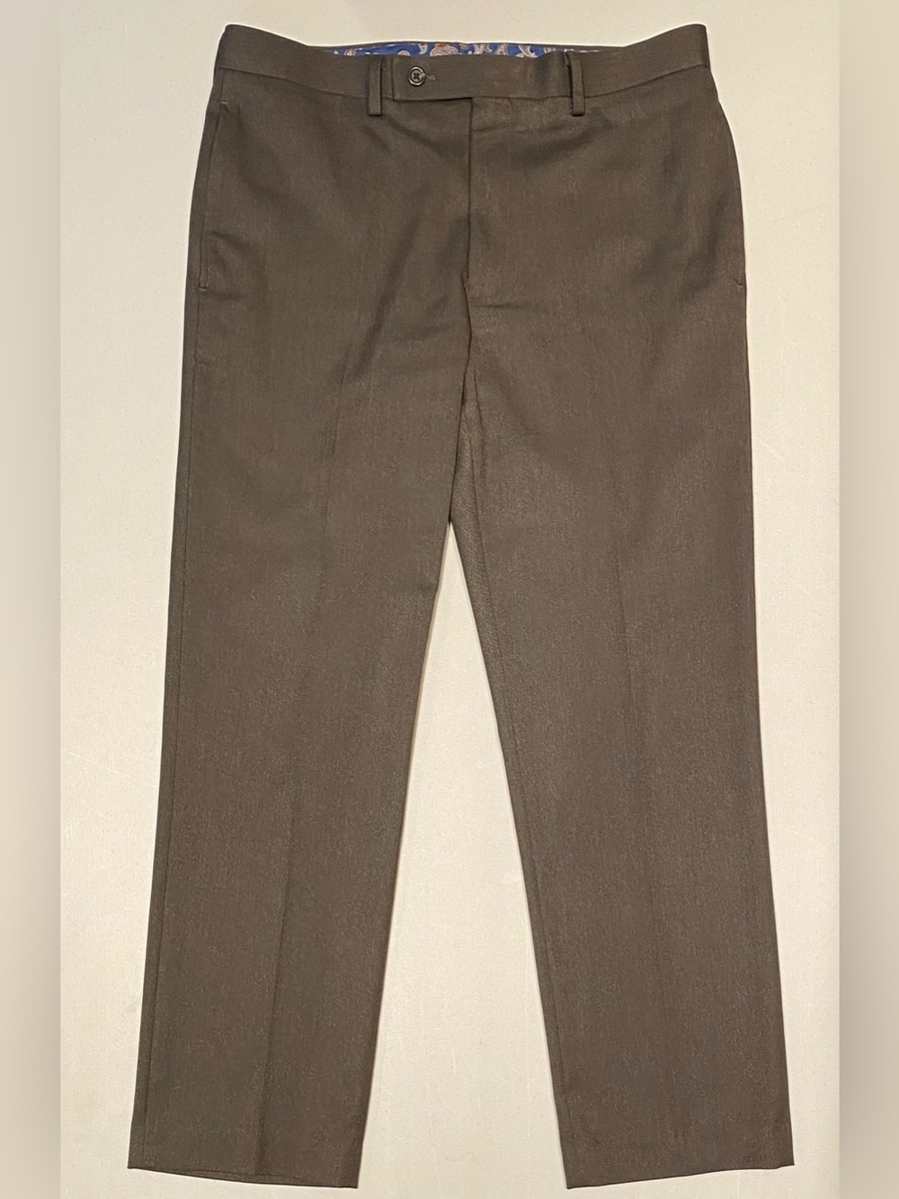Lauren Ralph Lauren Men's Flat-Front Machine Washable Dress Pants, 33x30 - Picture 1 of 10